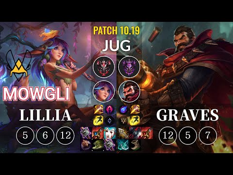 VIT Mowgli Lillia vs Graves Jungle - KR Patch 10.19