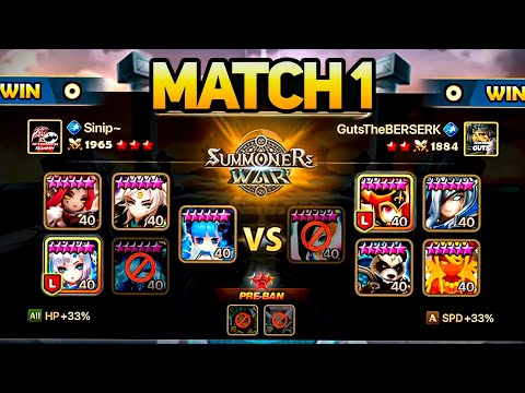 GutsTheBERSERK vs Sinip. SWC2022 Europe Preliminary (BO5) - Summoners War