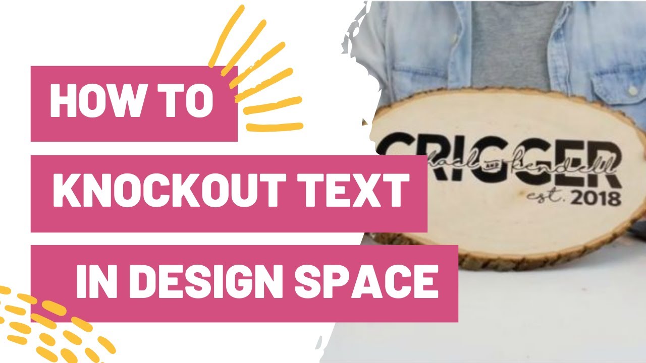 HOW TO KNOCKOUT TEXT IN DESIGN SPACE + REVERSE CANVAS! Makers Gonna Learn