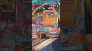 Abri um triple pack da nova coleção Caos Ascendente! #pokemon #pokemoncards #pokemontcg #tcg