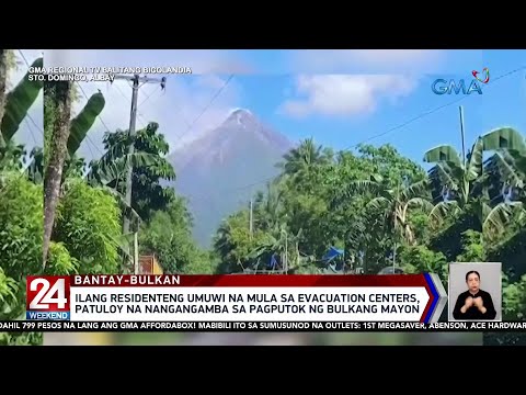 Ilang residenteng umuwi na mula sa evacuation centers, patuloy na nangangamba… 24 Oras Weekend