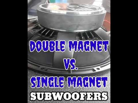 DOUBLE MAGNET VS. SINGLE MAGNET TEST SUBWOOFER TESTING D12 400/800 WATTS