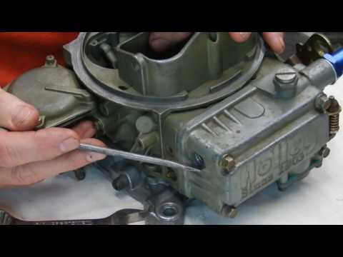 Holley Carburetor: Tuning with Fuel Level