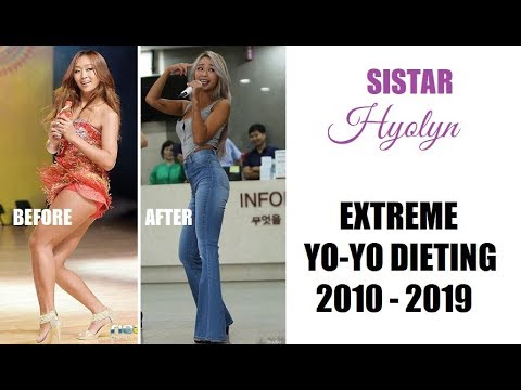 SISTAR Hyolyn Extreme Yo-Yo Dieting 2010 - 2019