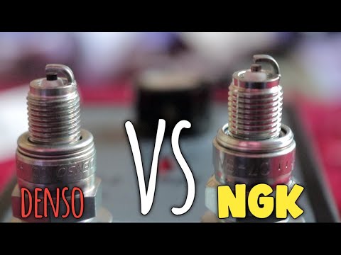 ujicoba tester busi denso u22fs-u  vs  ngk c7hsa