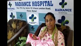 Patient Prabhjot Kaur underwent IVF Treatment at Radiance Hospital