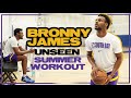 BRONNY JAMES UNSEEN FULL WORKOUT