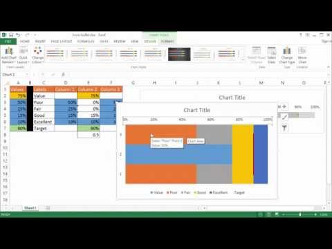 Create a Horizontal Bullet Graph (Video 2)
