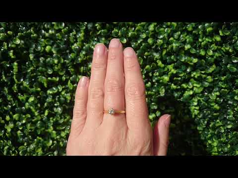 A 0.33ct solitaire diamond ring