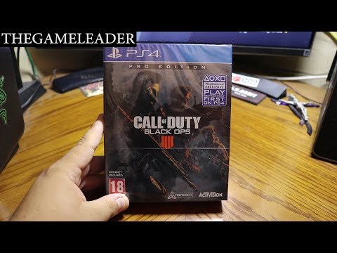 Call Of Duty: Black Ops 4 [Pro Edition] 2 Days Early (PS4) - Unboxing