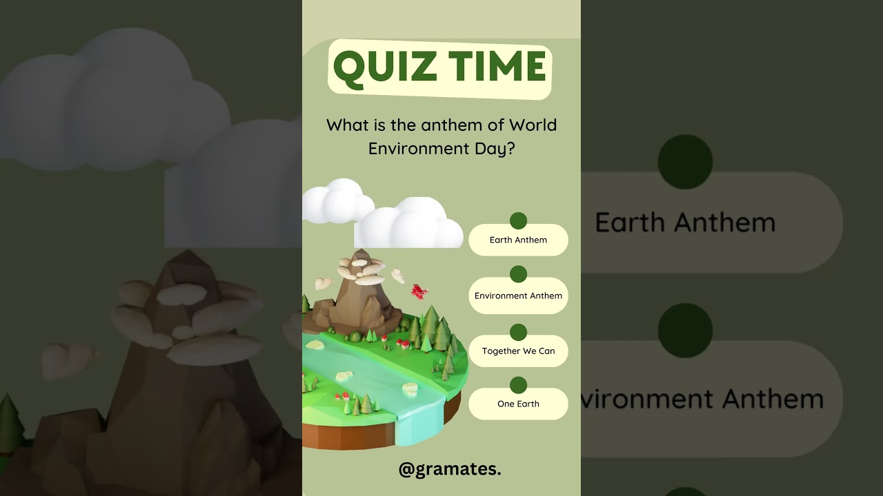 Environment day Quiz in English 2023 🌳🎄 | Natural Environment #quiz #quiztime