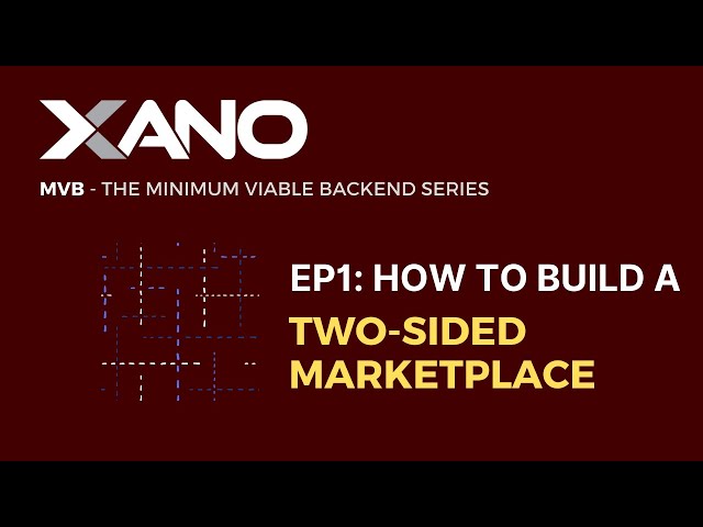 MVB: How to build the backend for a Two-sided marketplace