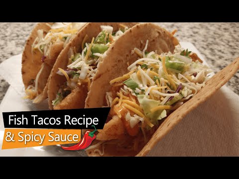 Florida Fish Tacos Recipe & Chipotle Sauce Recipe for Fish Tacos