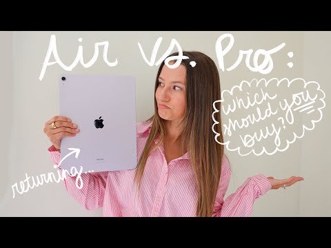 why i'm returning my new ipad air... (2024 ipad air vs. ipad pro comparison!!)