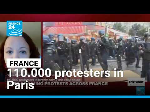 France: 110.000 protesters in Paris