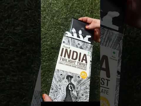 Amul INDIA Twilight Tryst single origin Dark chocolate Unboxing & benefit #unboxing #yt #chocolate