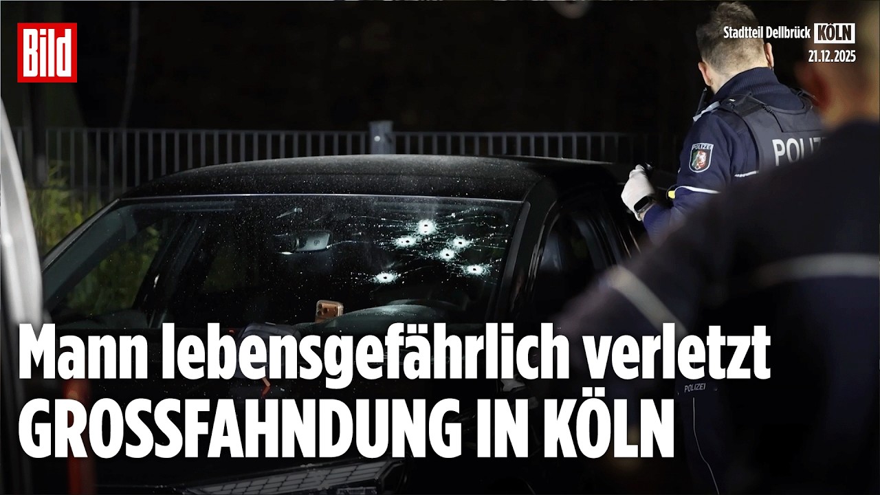 MORD-ANSCHLAG AUF HELLS ANGELS MITGLIED: Mehrere Schüsse auf Auto in Köln