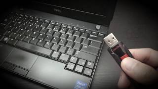How to insert  and remove USB Pen drive DELL Laptop