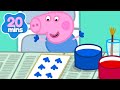 Peppa Pig Learns How To Paint Story For Kids Kids Cartoons Peppa Pig Videos