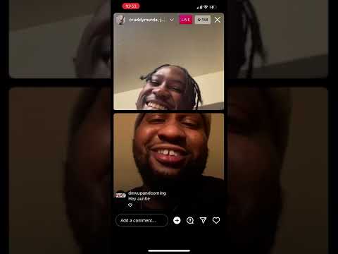 Cruddy Murda and Juan Hunnit Having a Pint War on Live