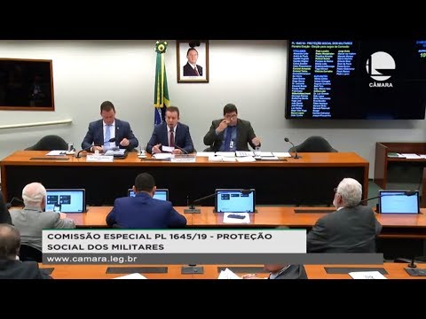 PL 1645/19 - Proteção Social dos Militares - Eleição, plano de trabalho e requerimentos - 21/08/19
