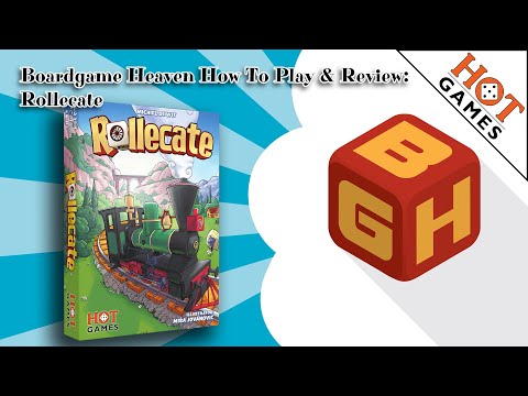 Boardgame Heaven Unboxing, How To Play and Review 127: Rollecate (HOT Games)