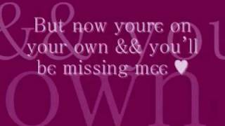 sugababes - sorry no can do lyrics