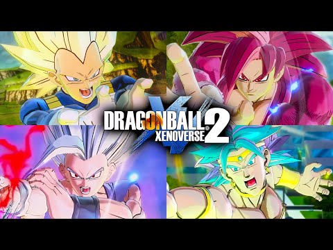 Dragon Ball Xenoverse 2 - All Characters & Ultimate Attacks (DLC 19 Update - 4K 60FPS)