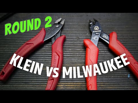 Flush-Cutter Face-Off! Round 2: Klein Vs Milwaukee - The Epic Flush-Cut Pliers Battle Tool Review
