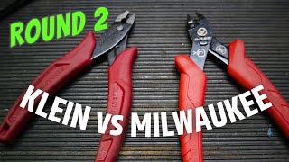 Flush-Cutter Face-Off! Round 2: Klein Vs Milwaukee - The Epic Flush-Cut Pliers Battle Tool Review