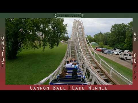 Back row point of view footage of Cannon Ball