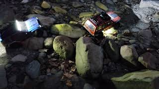 Axial SCX10 2 first night crawl