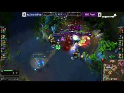 OGN Champions 2012 Spring NAJIN vs MIG Pentakill