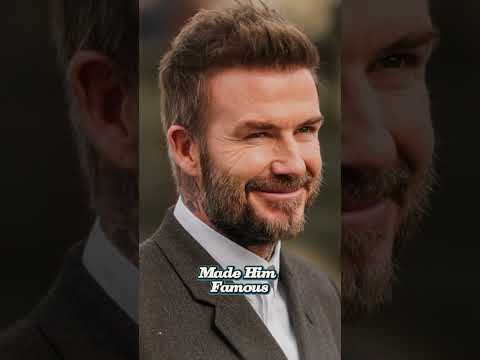 David Beckham - The Fashion Icon Who Started as a Footballer! ⚽👔 #davidbeckham #fashionico