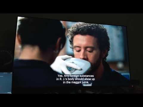 Bones - Hodgins blends maggots