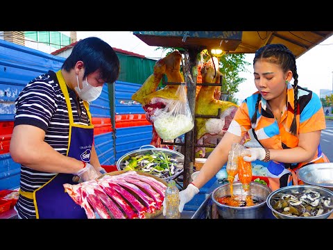 All About Beef! Hard-Working Couple Serving Spicy Steamed Beef Feet, Organs with Prohok Sauce & More
