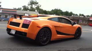 preview picture of video 'Supercars accelerating from katies cars and coffee great falls VA 8-25-12'