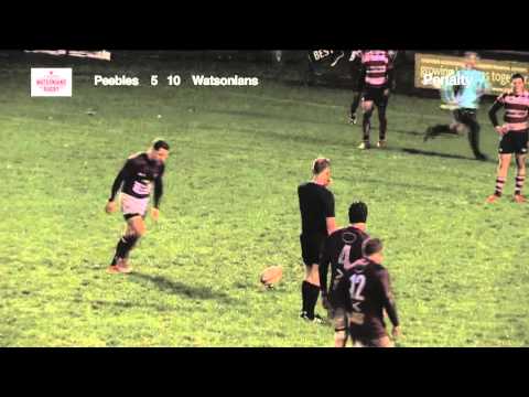 Peebles v Watsonians 28 11 2015 Highlights