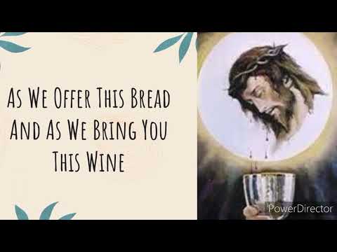 Lord, we gather today lyrics video (Offertory song)