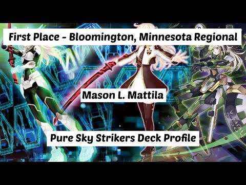 Yu-Gi-Oh! 1st. Place - Bloominton, MN Regional - Mason Mattila - Pure Sky Strikers Deck Profile
