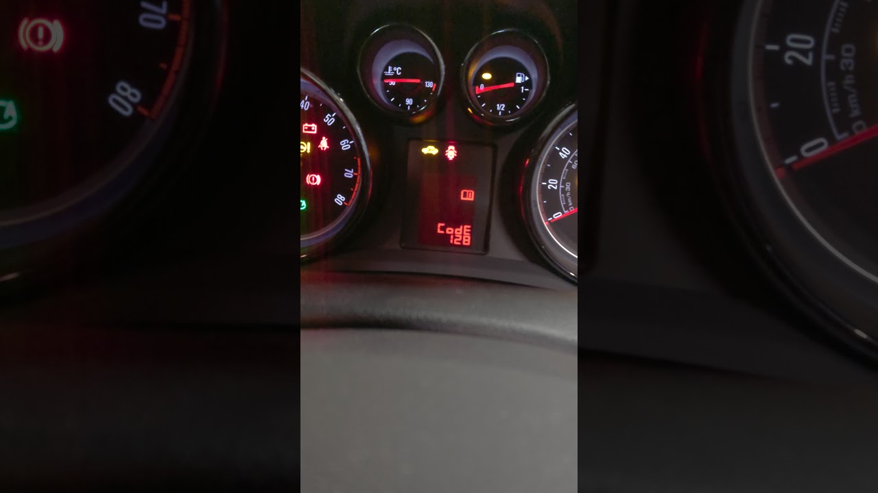 Опель Астра: Код 128 - Подробности, решения и советы