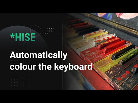 Auto colour keys based on sample mapping in HISE