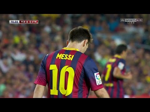 Lionel Messi vs Atletico Madrid Home HD 1080i (28/08/2013) By IramMessiTV