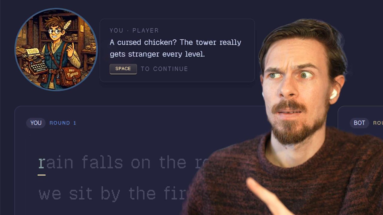 I am making a rogue like typing game...