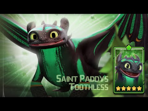 SAINT PADDY’S TOOTHLESS UNLOCKED! | Dragons: Titan Uprising