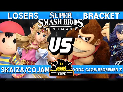 Smash Ultimate Tournament Set - Skaiza/Cojam(Zelda/Ness) vs Yoda Cage/RedeemerZ(DK/Lucina) - CNB 195