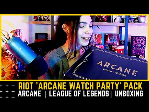 Dinka Kay REACTS: RIOT 'ARCANE Watch Party' Pack | UNBOXING