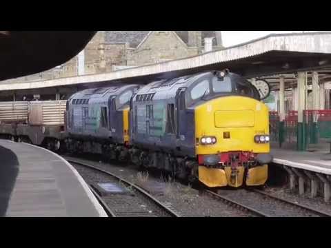 37259/37607 6k73 Sellafield - Crewe flasks, 27th - 28th July 2015