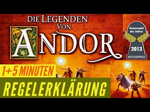 Die Legenden von Andor Regeln Anleitung Brettspiel Kennerspiel 2013