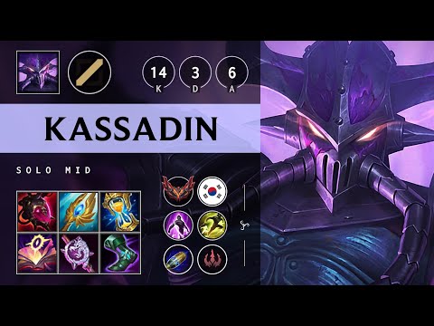 Kassadin Mid vs Twisted Fate - KR Grandmaster Patch 25.12